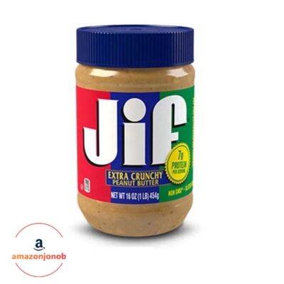 کره بادام زمینی جیف jif مدل Extra Crunchy