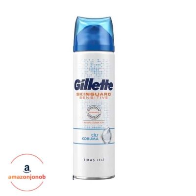 فوم اصلاح ژیلت Gillette مناسب برای پوست های حساس مدل SKINGUARD SENSITIVE