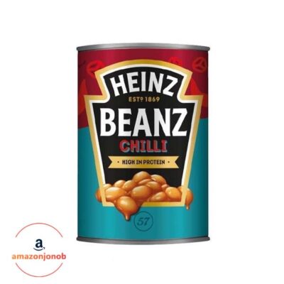 کنسرو لوبیا هاینز با طعم فلفل HEINZ وزن 415 گرم