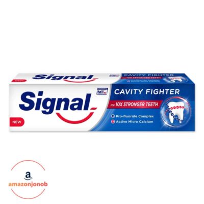 خمی دندان سیگنال با رایحه نعنا مدل cavity fighter حجم 100 میل