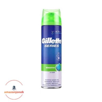 ژل اصلاح Gillette مدل Sensitive حجم 200 میلی لیتر