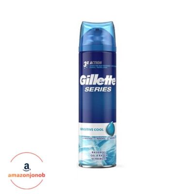 ژل اصلاح Gillette مدل Sensitive Cool حجم 200 میلی لیتر