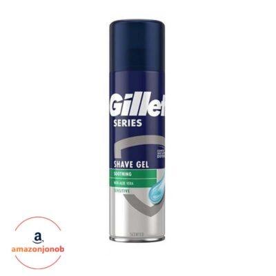 ژل اصلاح Gillette مدل Soothing حجم 200 میلی لیتر