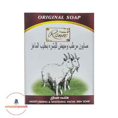 صابون شیر بز مرطوب‌کننده و سفیدکننده Madam Ranee وزن 100 گرم - madam ranee soap