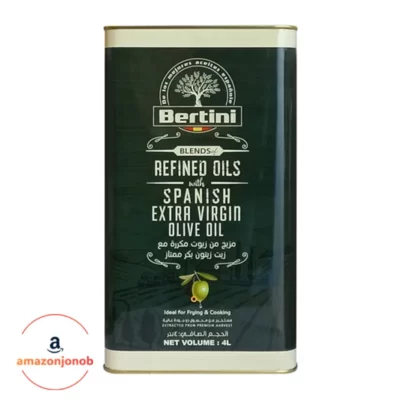 روغن زیتون برتینی Bertini فرابکر ۴ لیتری (بدون بو) محصول اسپانیا - Bertini Spanish Oil with Extra Virgin Olive Oil 4 Liter