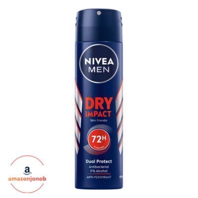 اسپری مردانه نیوا 72 ساعته Dry Impact حجم 200 میل