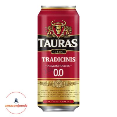 آبجو بدون الکل کلاسیک توراس Tauras حجم ۵۰۰ میل (آلمانی)