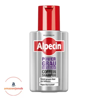 شامپو آلپسین ضد زردی مدل POWER GRAY حجم 200 میل - ALPECIN POWER GRAY ANTI YELLOW CAFFEINE SHAMPOO 200 ml
