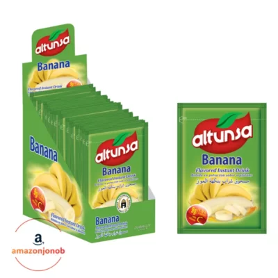 پودر شربت موز آلتونسا ALTUNSA بسته ۲۴ تایی ۹ گرمی (محصول ترکیه) - Altunsa Banana Flavored Instant Drink 1.5L