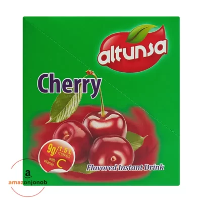 پودر شربت گیلاس آلتونسا ALTUNSA بسته ۲۴ تایی ۹ گرمی (محصول ترکیه) - Altunsa Cherry Flavored Instant Drink 1.5L