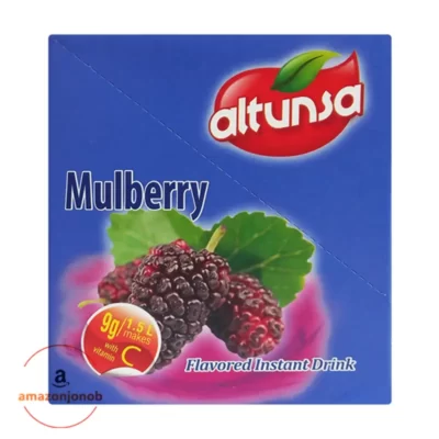 پودر شربت توت آلتونسا ALTUNSA بسته ۲۴ تایی ۹ گرمی (محصول ترکیه) - Altunsa Mulberry Flavored Instant Drink 1.5L