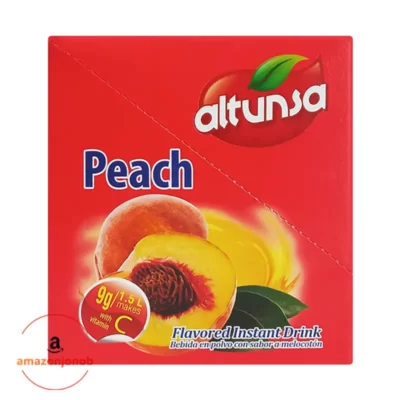 پودر شربت هلو آلتونسا ALTUNSA بسته ۲۴ تایی ۹ گرمی (ترکیه ایی) - Altunsa Peach Flavored Instant Drink 1.5L