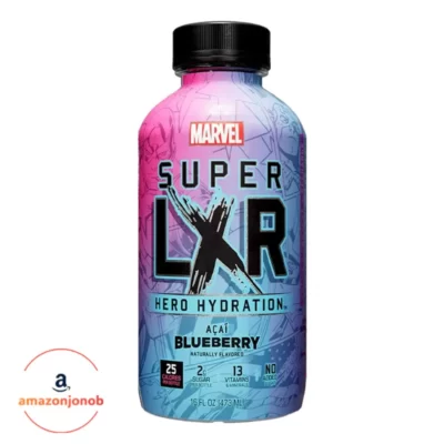انرژی‌زا مارول Marvel با طعم بلوبری 480 میلی‌لیتر - AriZona x Marvel Super LXR Hero Hydration Acai Blueberry