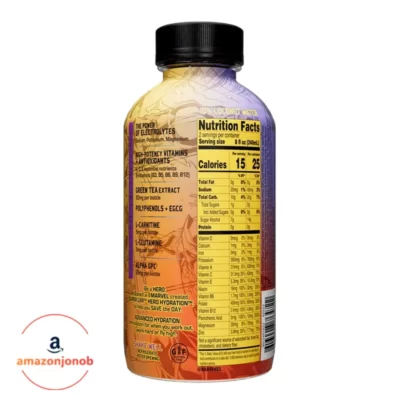 انرژی‌زا مارول Marvel با طعم انبه 480 میلی‌لیتر - AriZona x Marvel Super LXR Hero Hydration Peach Mango 2