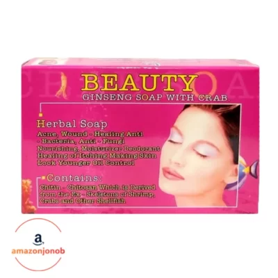 صابون خرچنگ بیوتی با عصاره جینسینگ 70 گرم (محصول تایلند) - Crab Beauty Facial Soap