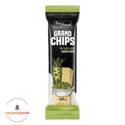 چیپس ورقه‌ای Grand طعم ترب ژاپنی 60 گرم