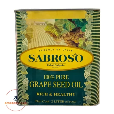 روغن هسته انگور سابروسو Sabroso حجم 2 لیتر (اسپانیایی) - Grapeseed oil sabroso 2 liter