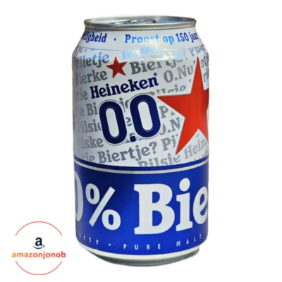 آبجو هینیکن Heineken قوطی ۳۳۰ میلی‌لیتر - Heineken beer 330 ml