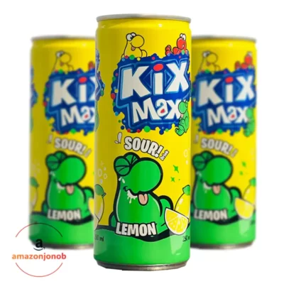 کیکس مکس لیمو ترش kix max حجم 250 میل - Kix Max sour Lemon