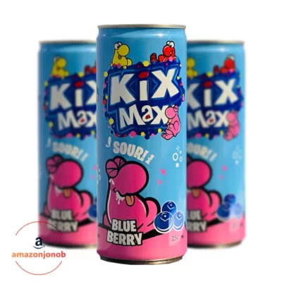 کیکس مکس بلوبری ترش kix max حجم 250 میل - Kix Max sour blueberry