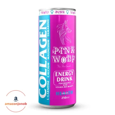 انرژی زا و کلاژن پینک ولف Pink Wolf مخصوص بانوان 250 میل - PINK WOLF ENERGY DRINK HEALTH EDITION