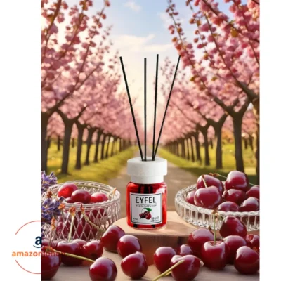 خوشبوکننده هوا ایفل EYFEL رایحه گیلاس حجم 120ml - EYFEL Reed Diffusers for Home – Cherry Reed Diffuser 1