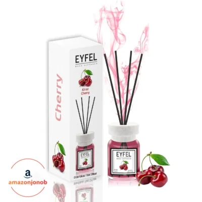 خوشبوکننده هوا ایفل EYFEL رایحه گیلاس حجم 120ml - EYFEL Reed Diffusers for Home – Cherry Reed Diffuser