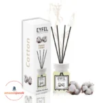 خوشبوکننده هوا ایفل EYFEL مدل کوتون Coton حجم 125ml - eyfel eau de parfum Reed Diffuser Cotton 120ml