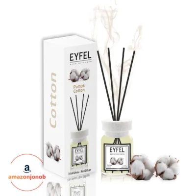 خوشبوکننده هوا ایفل EYFEL مدل کوتون Coton حجم 125ml - eyfel eau de parfum Reed Diffuser Cotton 120ml