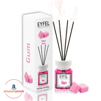 خوشبوکننده هوا ایفل EYFEL مدل آدامس بادکنکی Gum حجم 125ml (اورجینال) - EYFEL REED DIFFUSER GUM 120ML