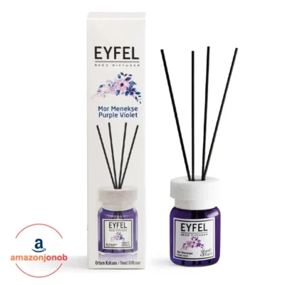 خوشبوکننده هوا ایفل EYFEL مدل PURPLE VIOLET حجم 125ml (اورجینال) - eyfel eau de parfum REED DIFFUSER PURPLE VIOLET 120ML