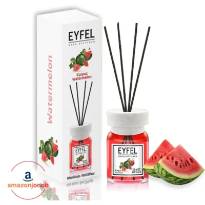 خوشبوکننده هوا ایفل EYFEL مدل هندوانه Watermelon  حجم 125ml (اورجینال) - eyfel eau de parfum REED DIFFUSER WATERMELON 120ML